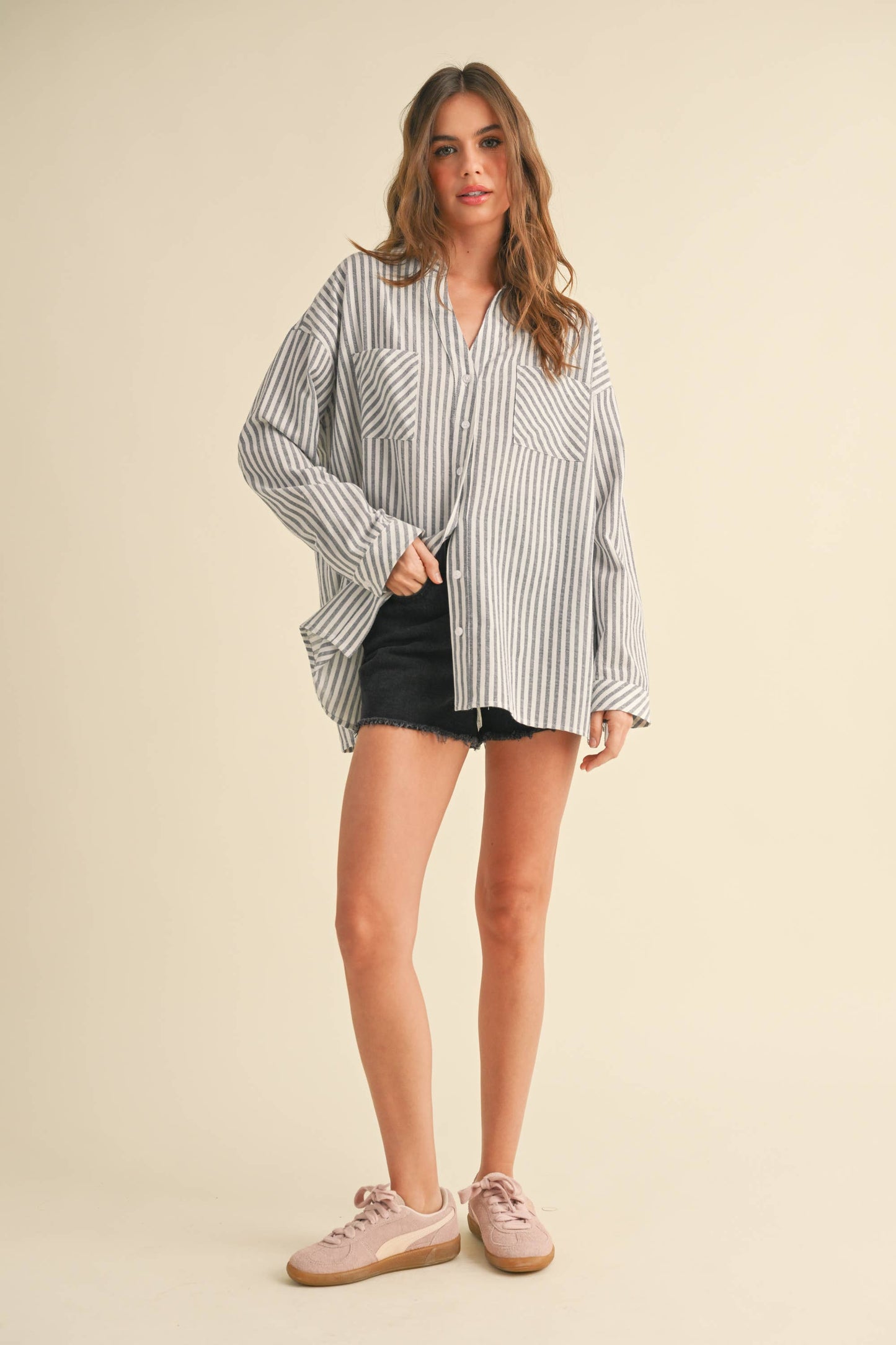 Mabel Striped Buttondown