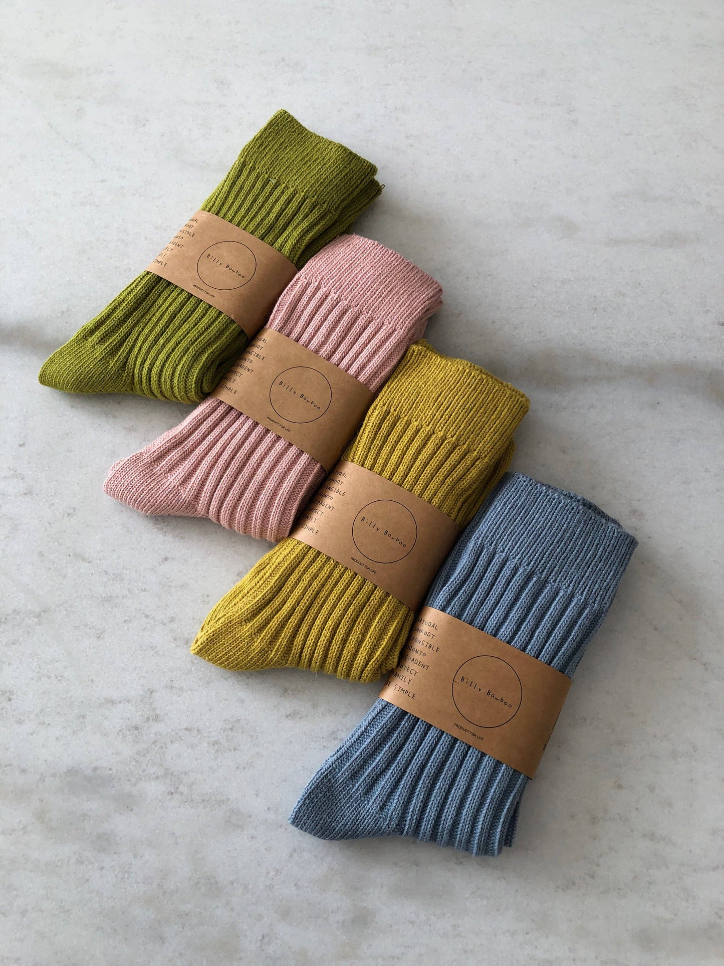 Pastel Cotton High Socks