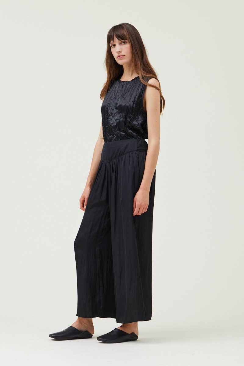 Cameron Wide-leg Satin Pants
