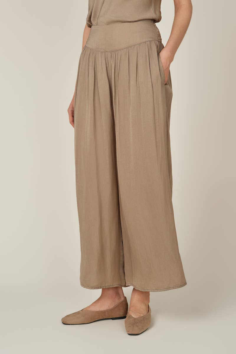 Cameron Wide-leg Satin Pants