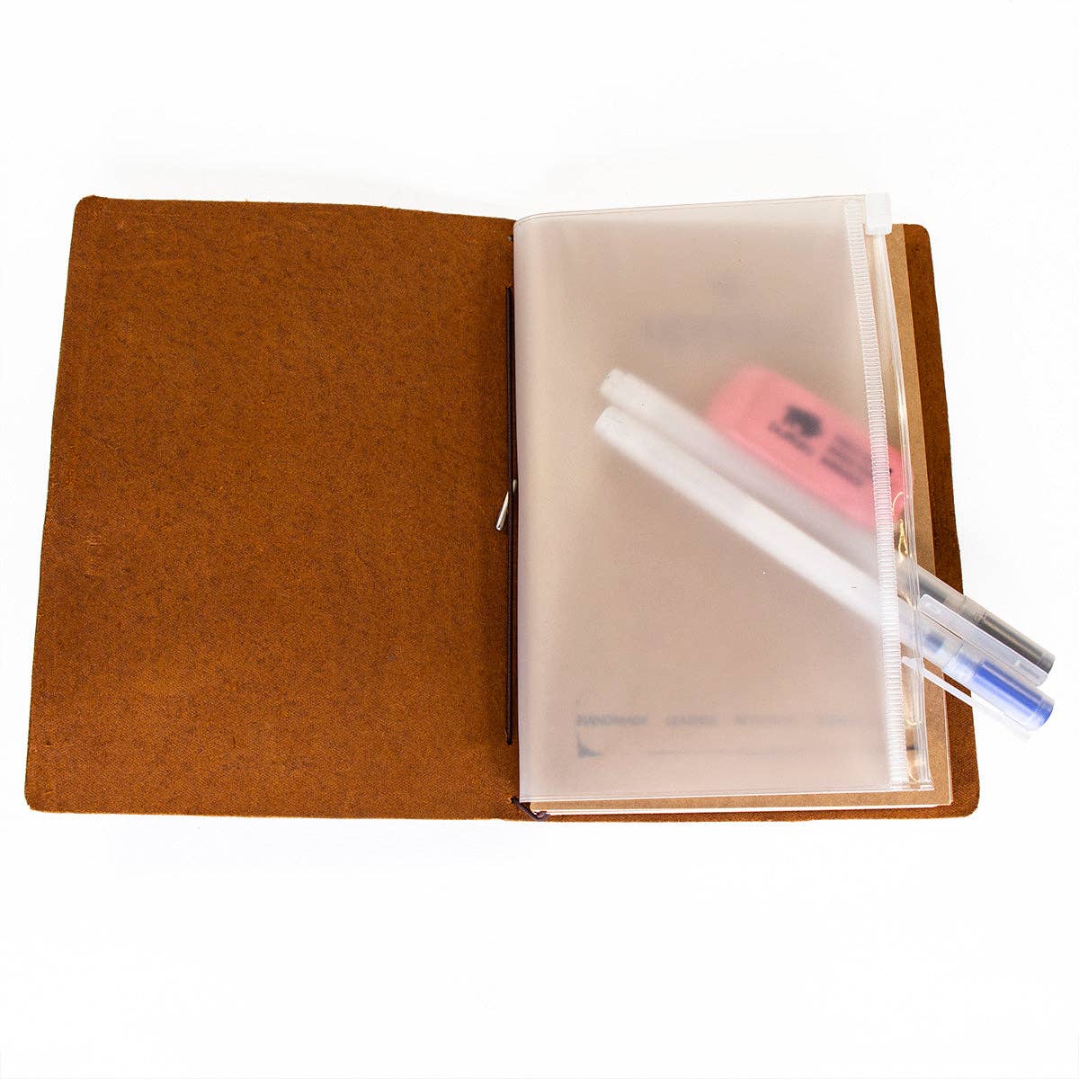Explore Leather Bound Traveler's Notebook - Small Chestnut