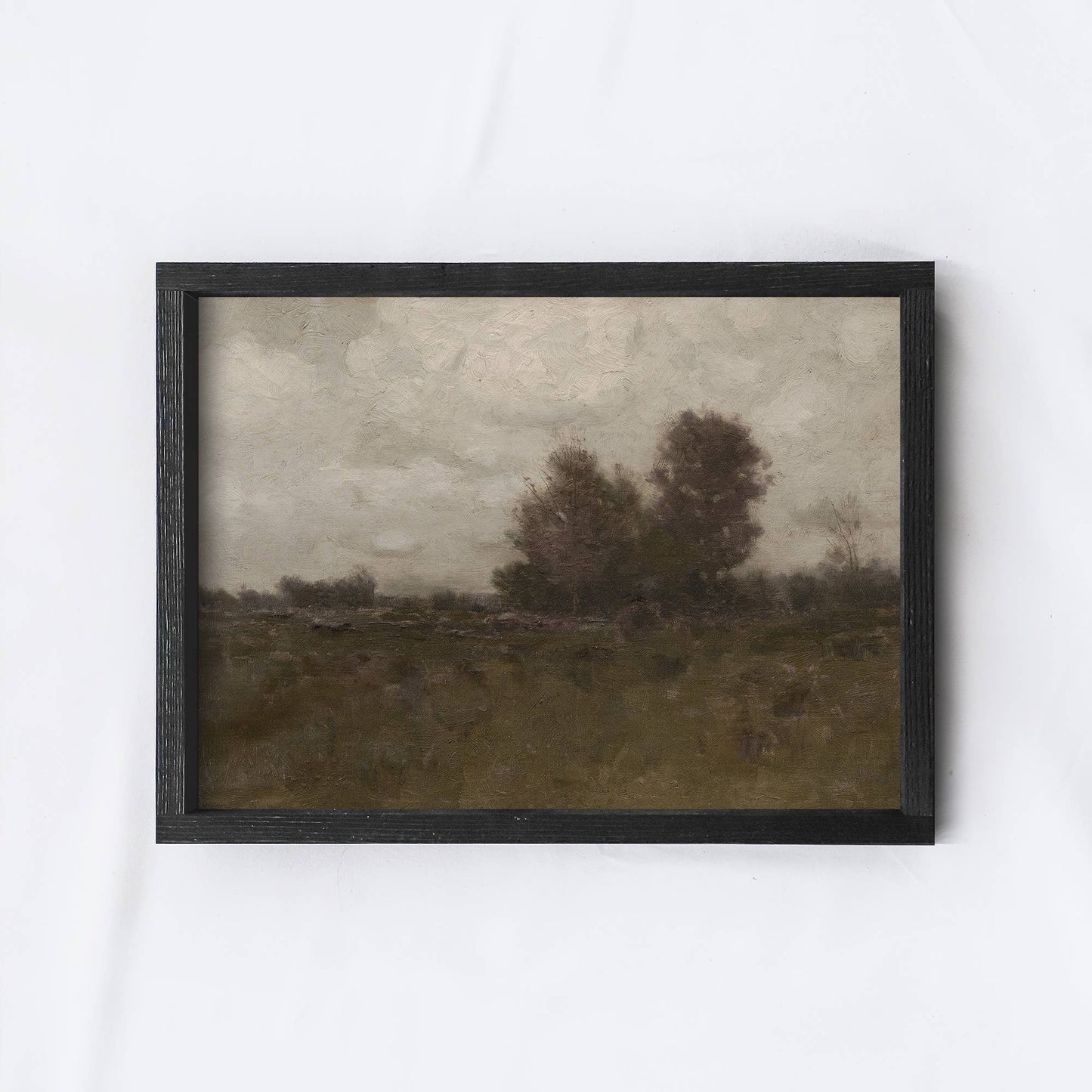 Vintage Landscape Painting Framed Print
