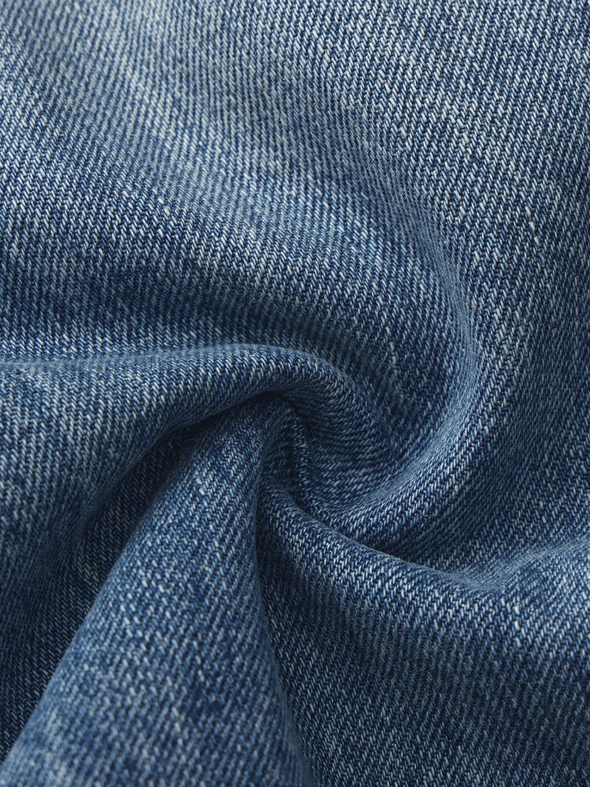 CUBIC Vintage Deconstructed Wide-Leg Jeans