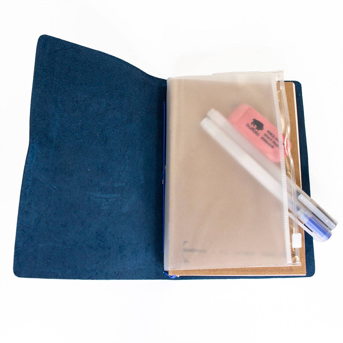 Explore Leather Bound Traveler's Notebook - Small Navy