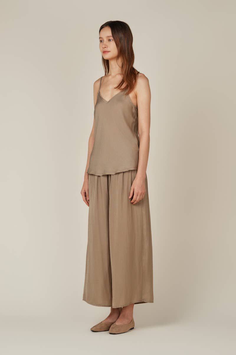 Cameron Wide-leg Satin Pants