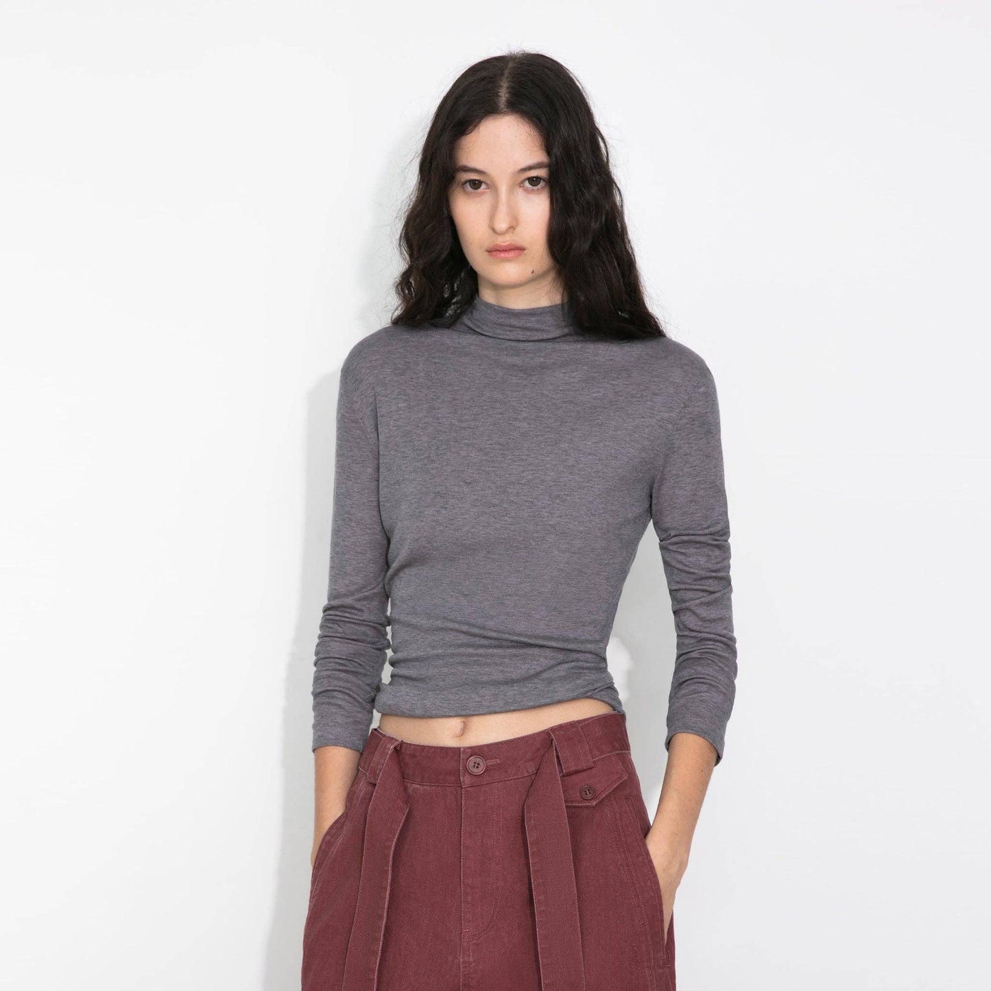 Basic Long-Sleeve Layering Top