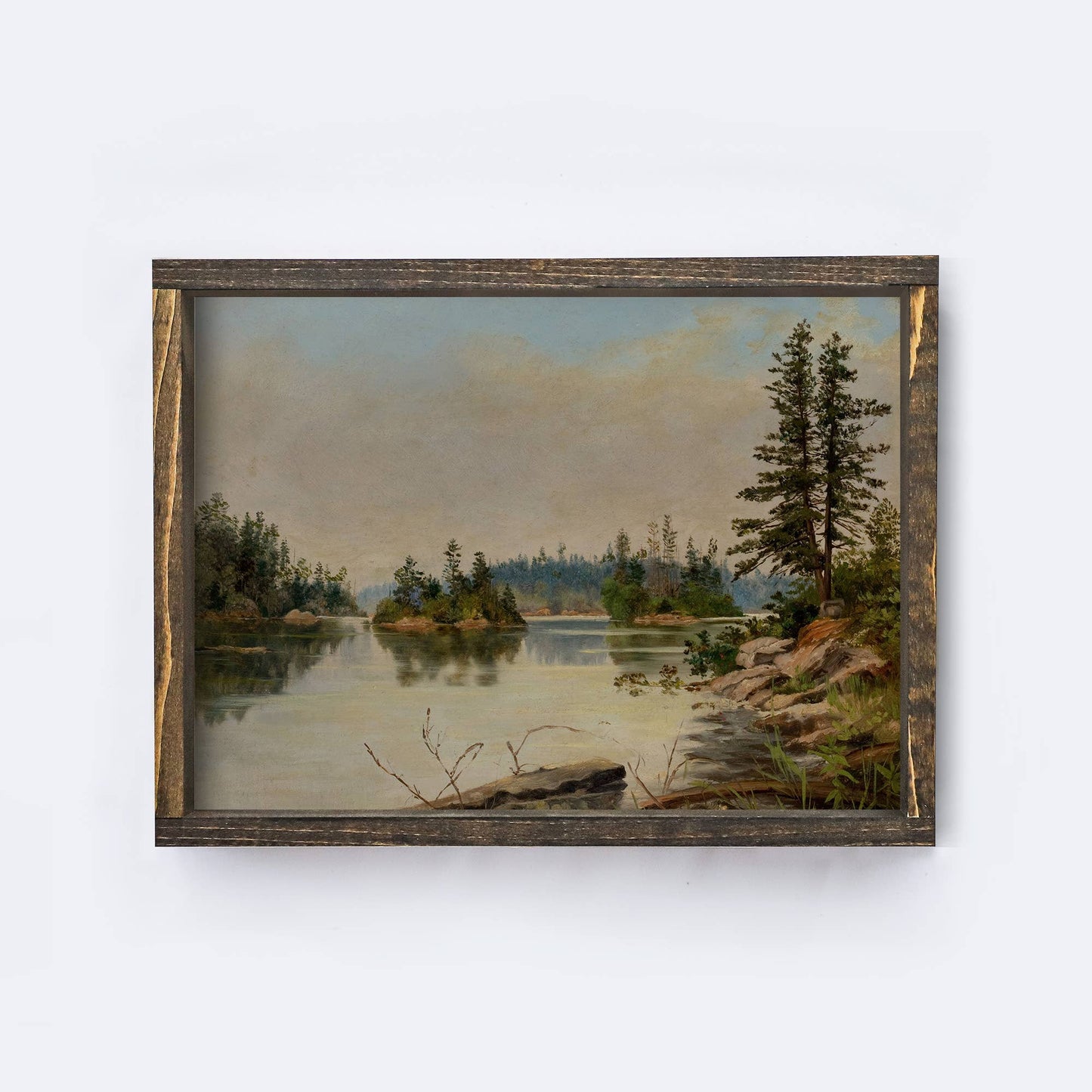 Stoney Lake Ontario Painting Framed Print