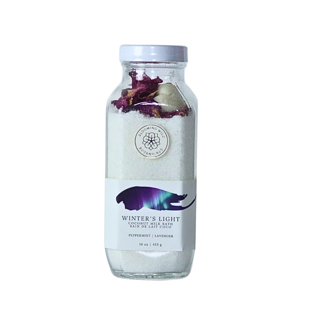 Winter's Light Epsom Salt Soak Bottle | Eucalyptus Mint