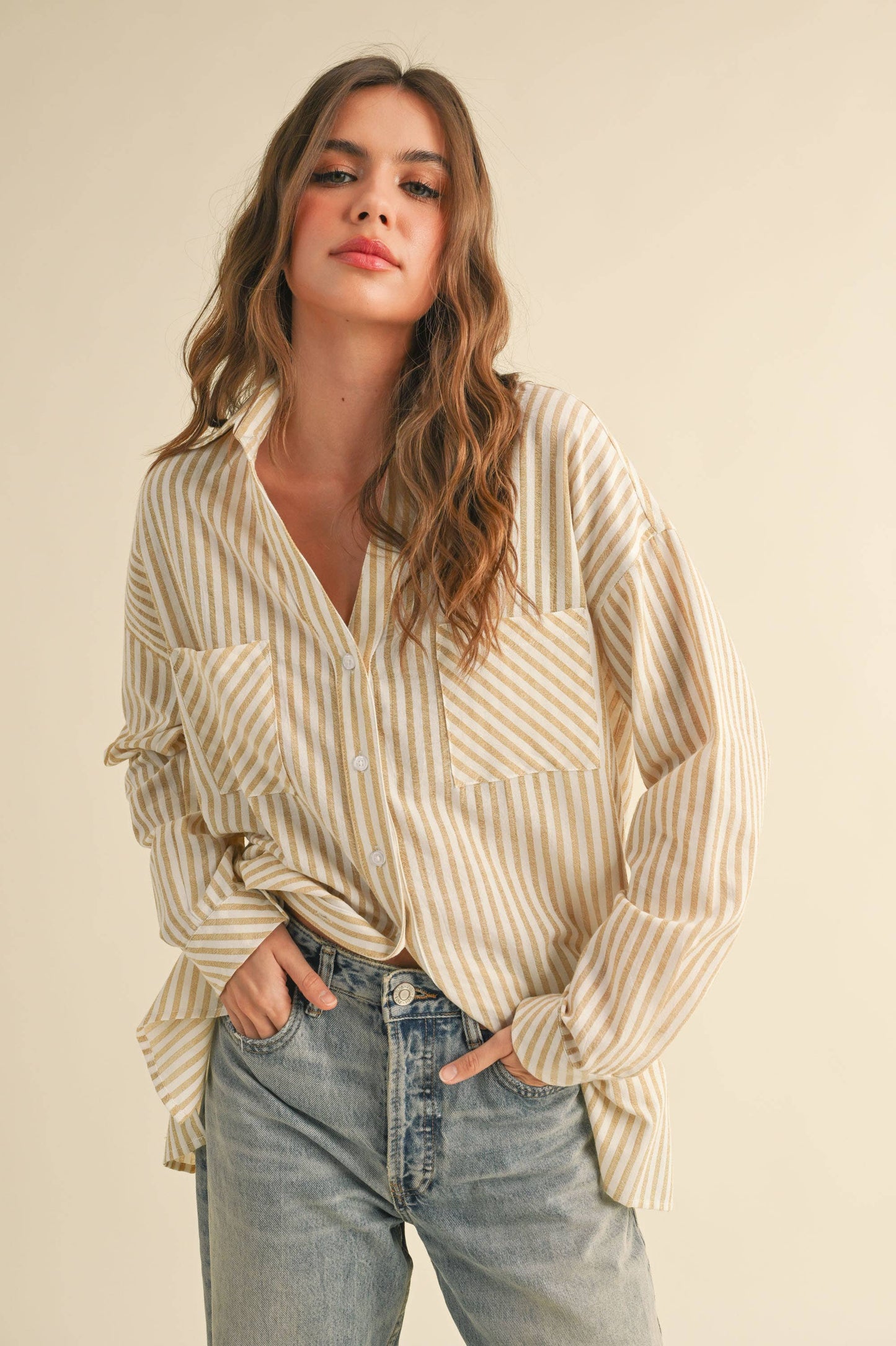 Mabel Striped Buttondown