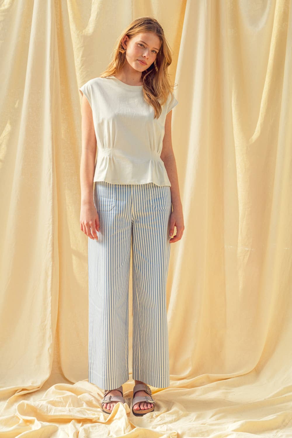 Etta Cinched Waist Tee