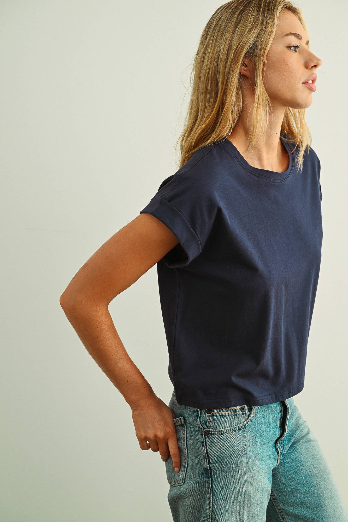 Camille Round Neck Tee