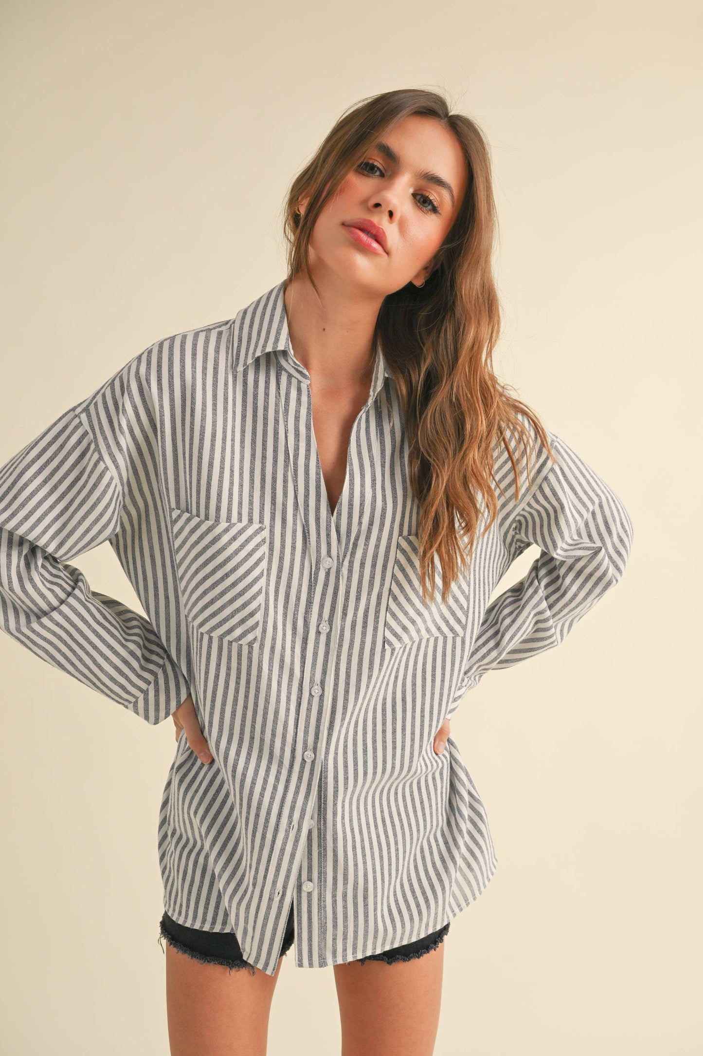 Mabel Striped Buttondown