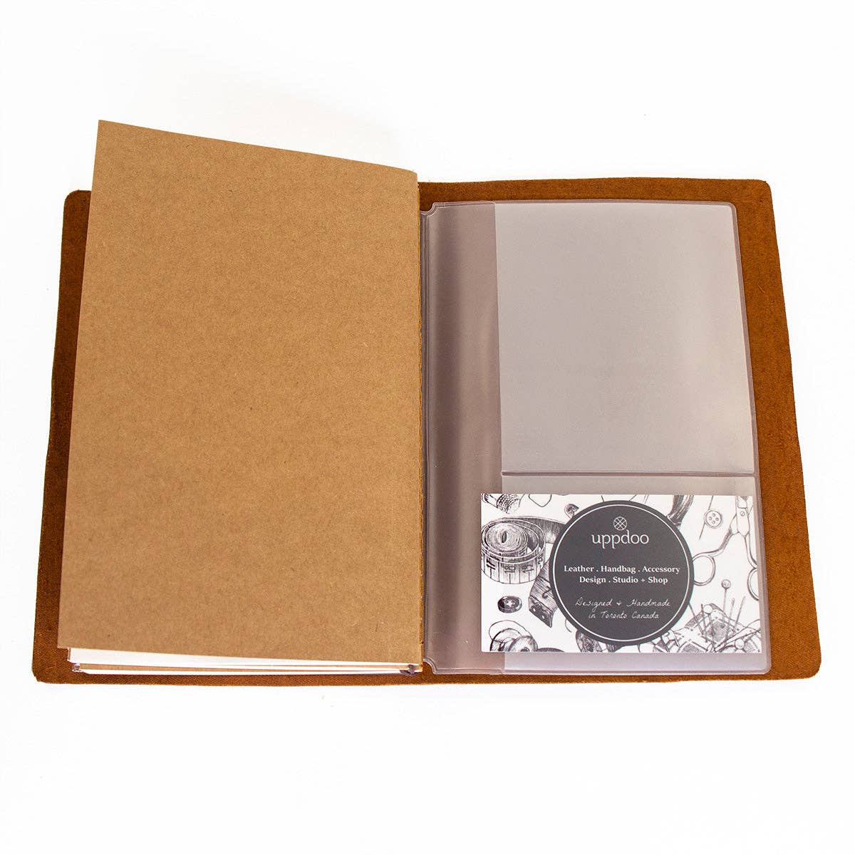 Explore Leather Bound Traveler's Notebook - Small Chestnut