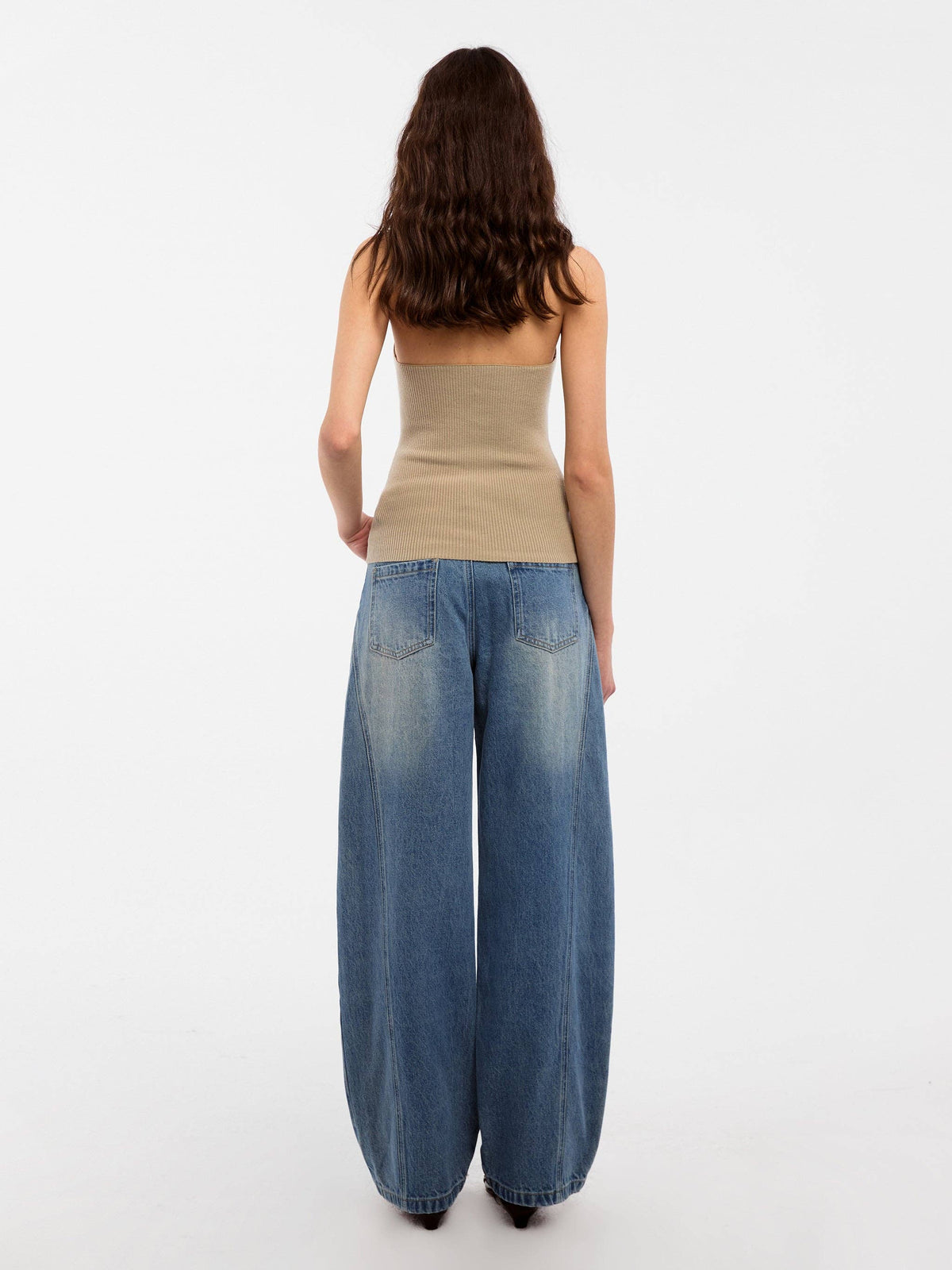 CUBIC Curved Ribbon Jeans