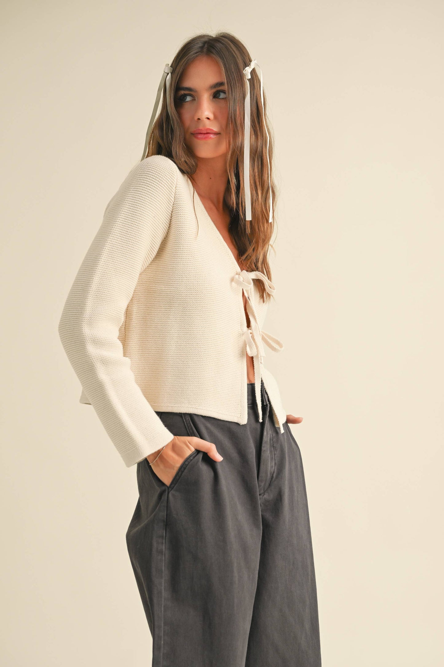 Shannon Tie Front Cardigan