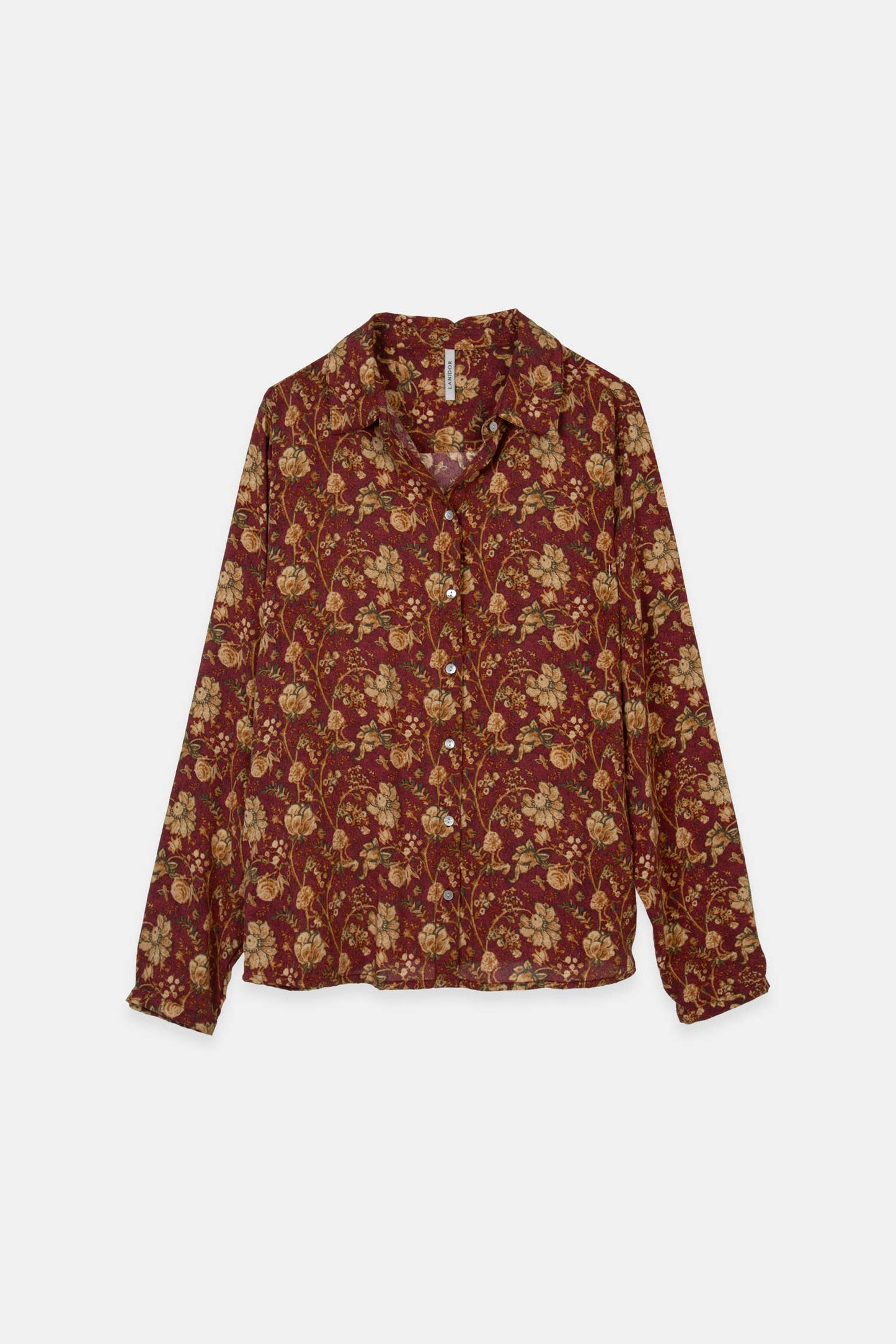 Paisley Floral Print Blouse