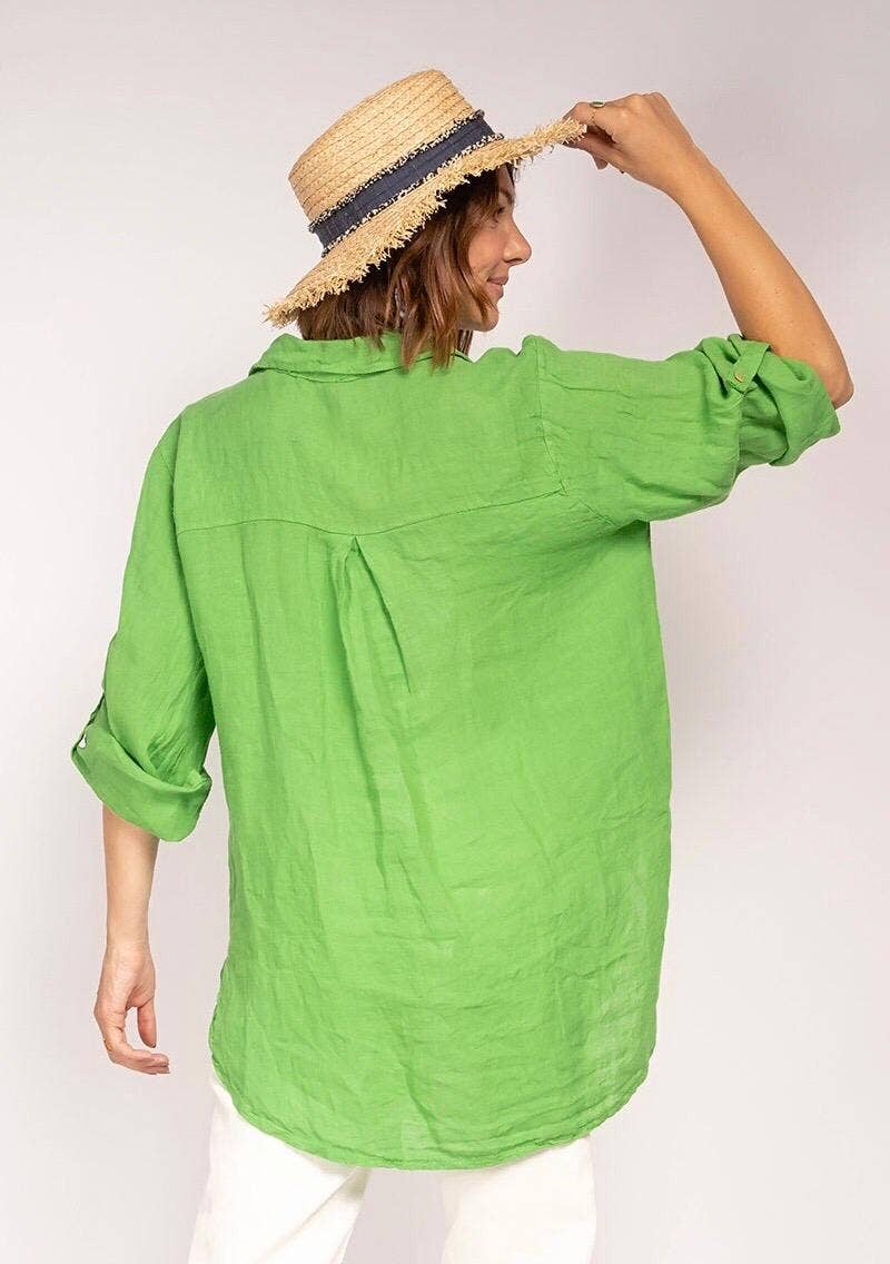 Atlas Linen Buttondown