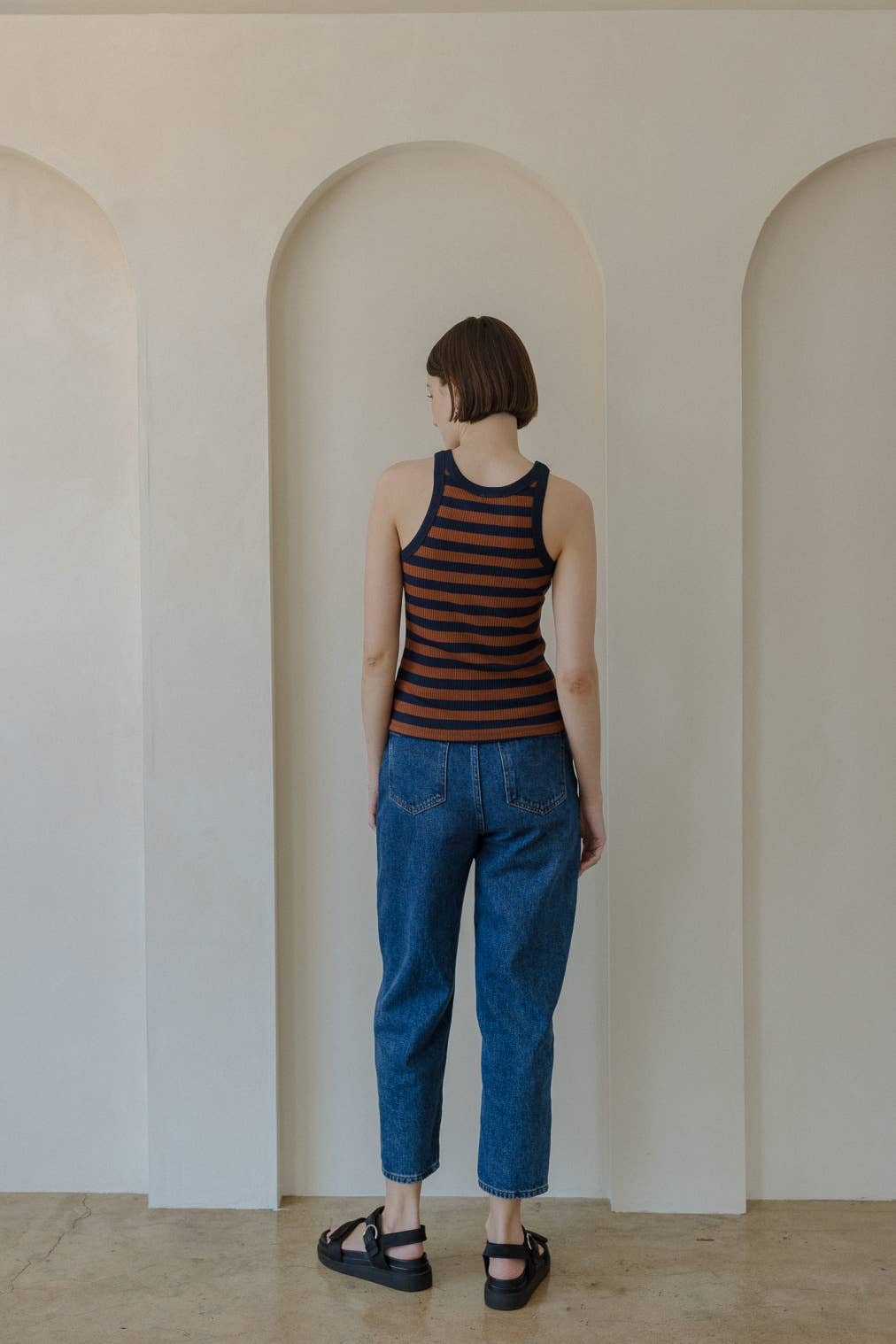 The Mitsch Top | Stripe Tank Top