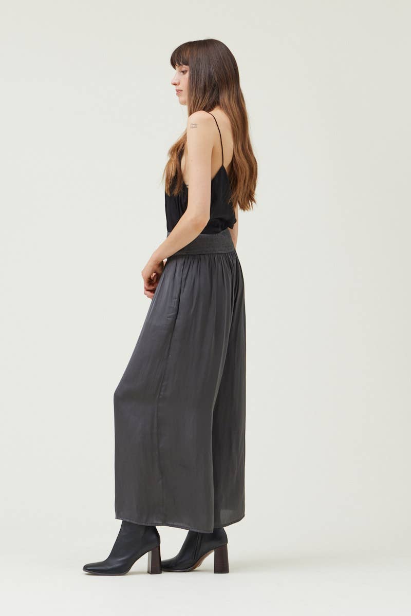 Cameron Wide-leg Satin Pants