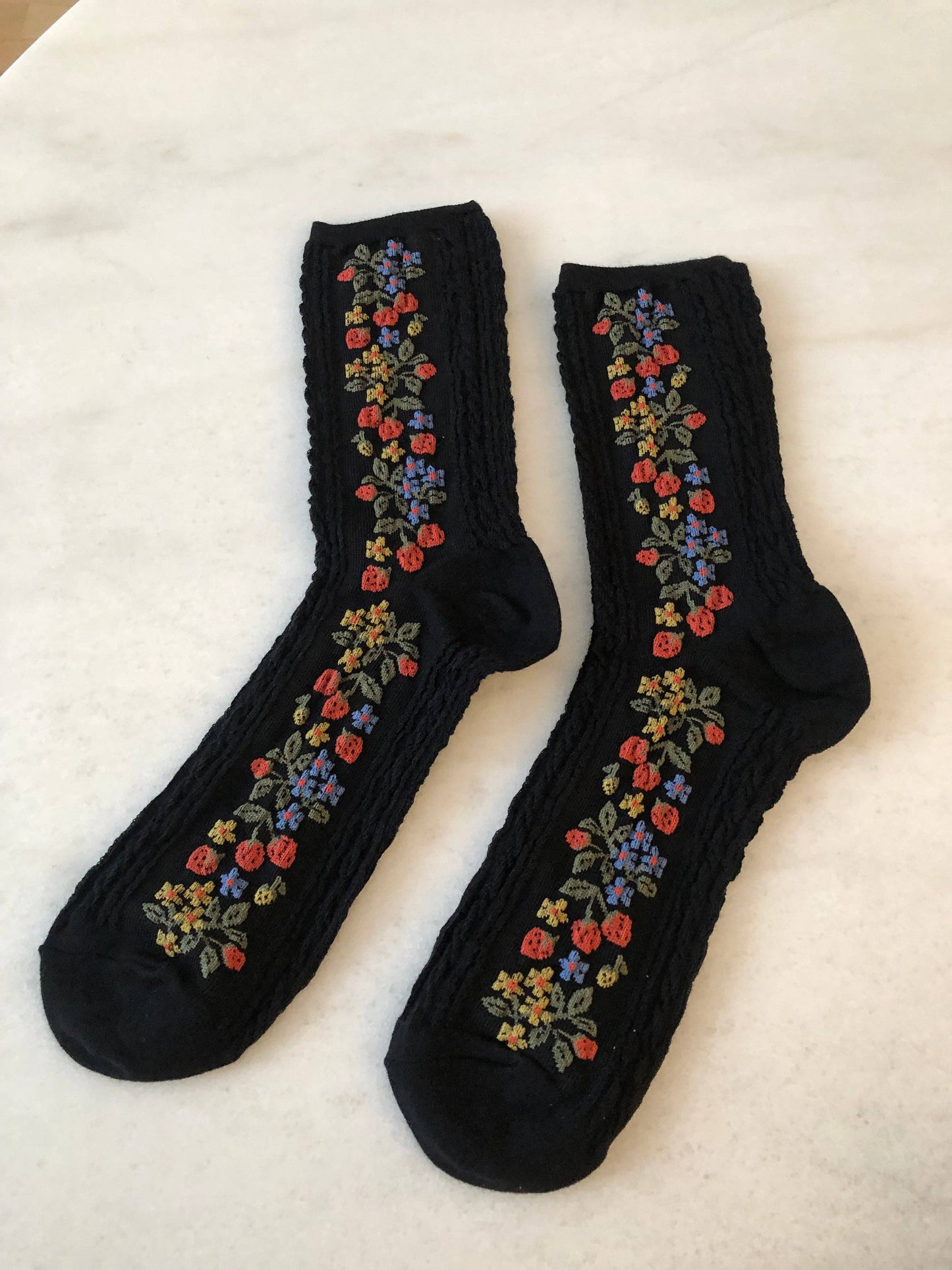 Strawberry Garden Sock