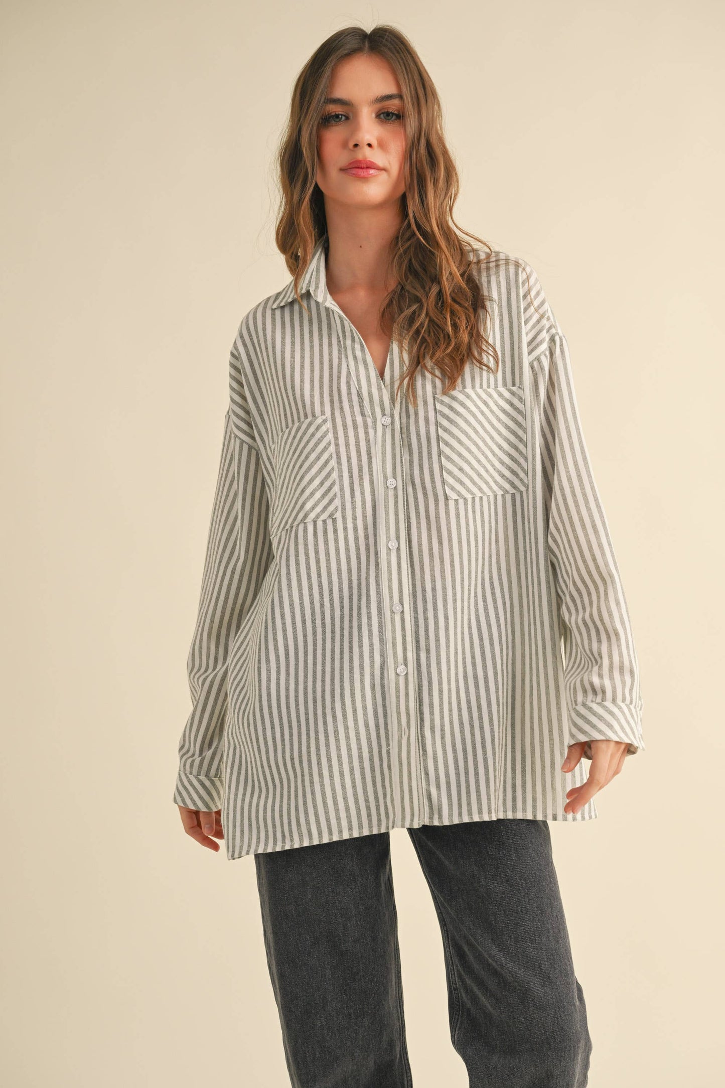 Mabel Striped Buttondown