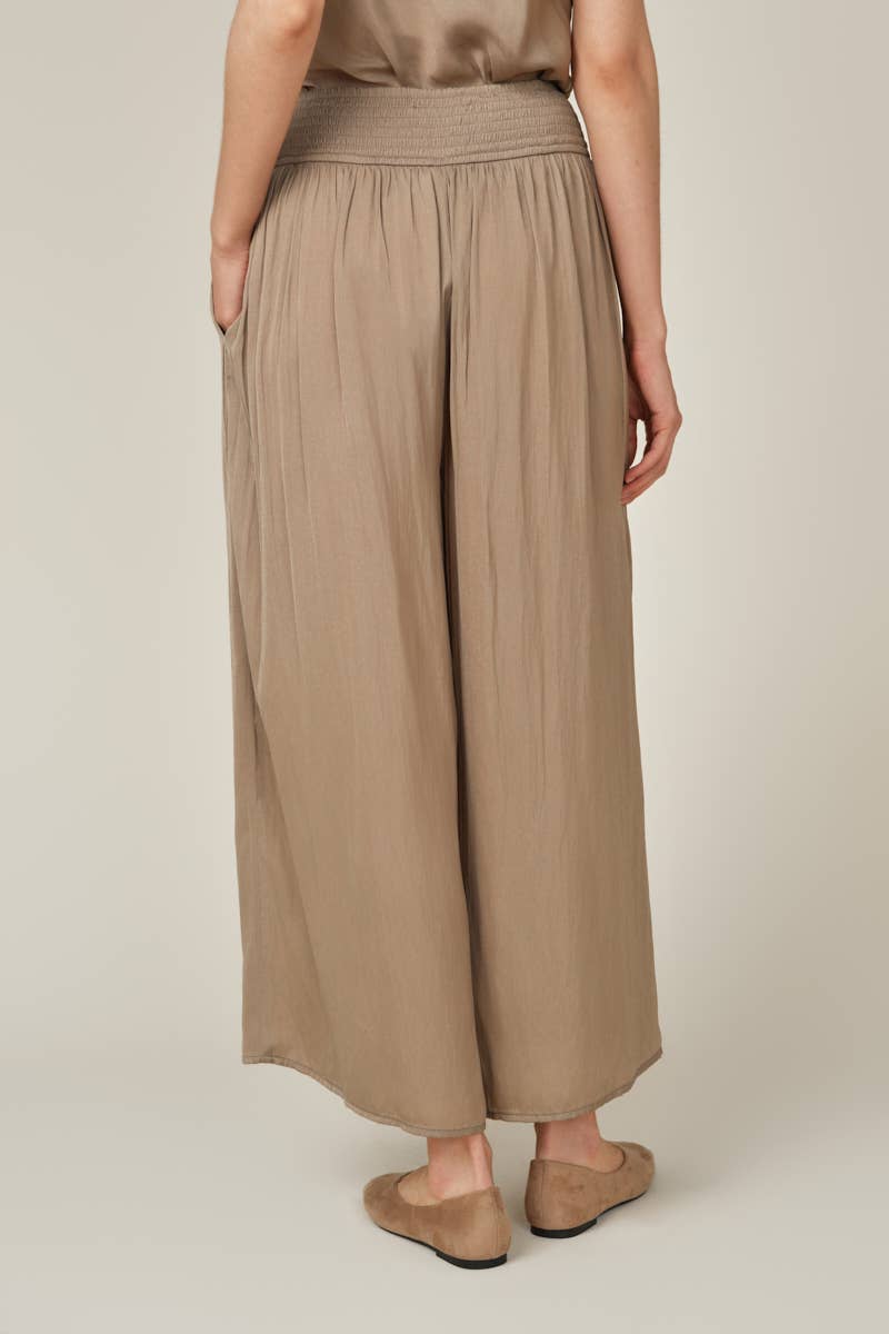 Cameron Wide-leg Satin Pants