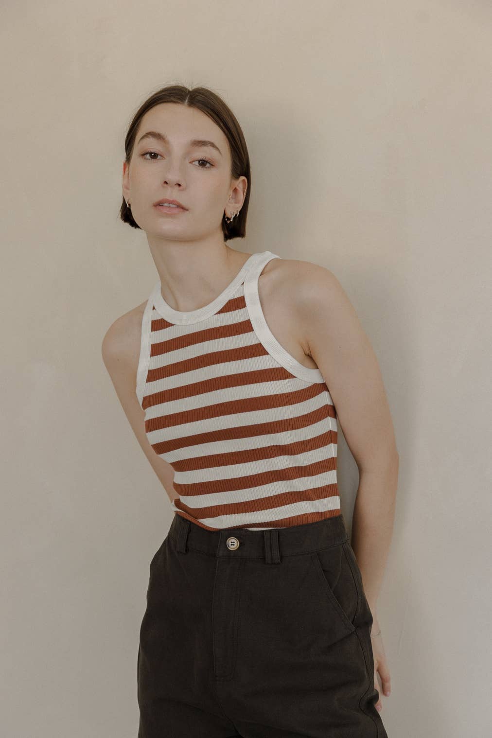 The Mitsch Top | Stripe Tank Top