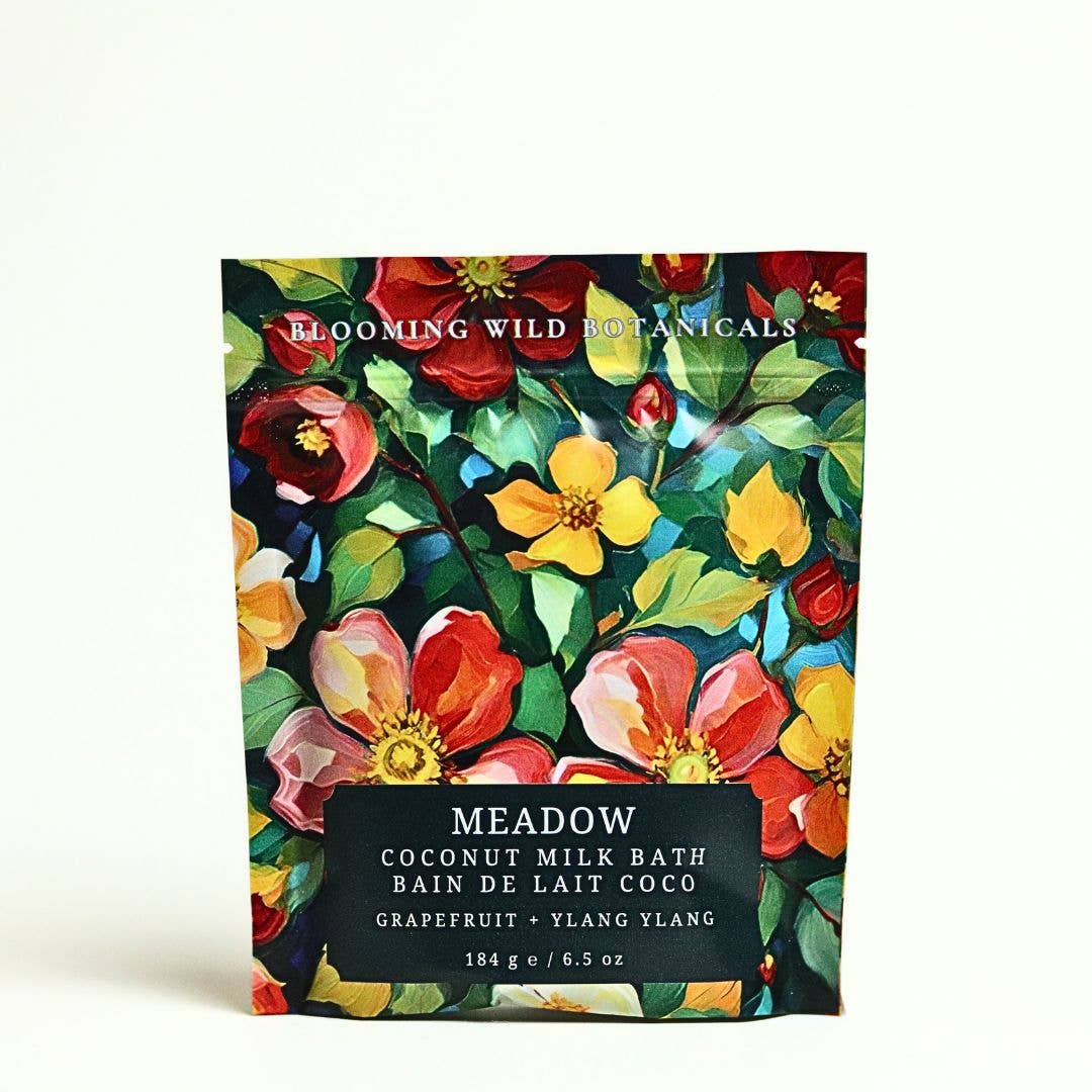 Meadow Coconut Milk Bath Salt Sachet | Grapefruit + Ylang Yl