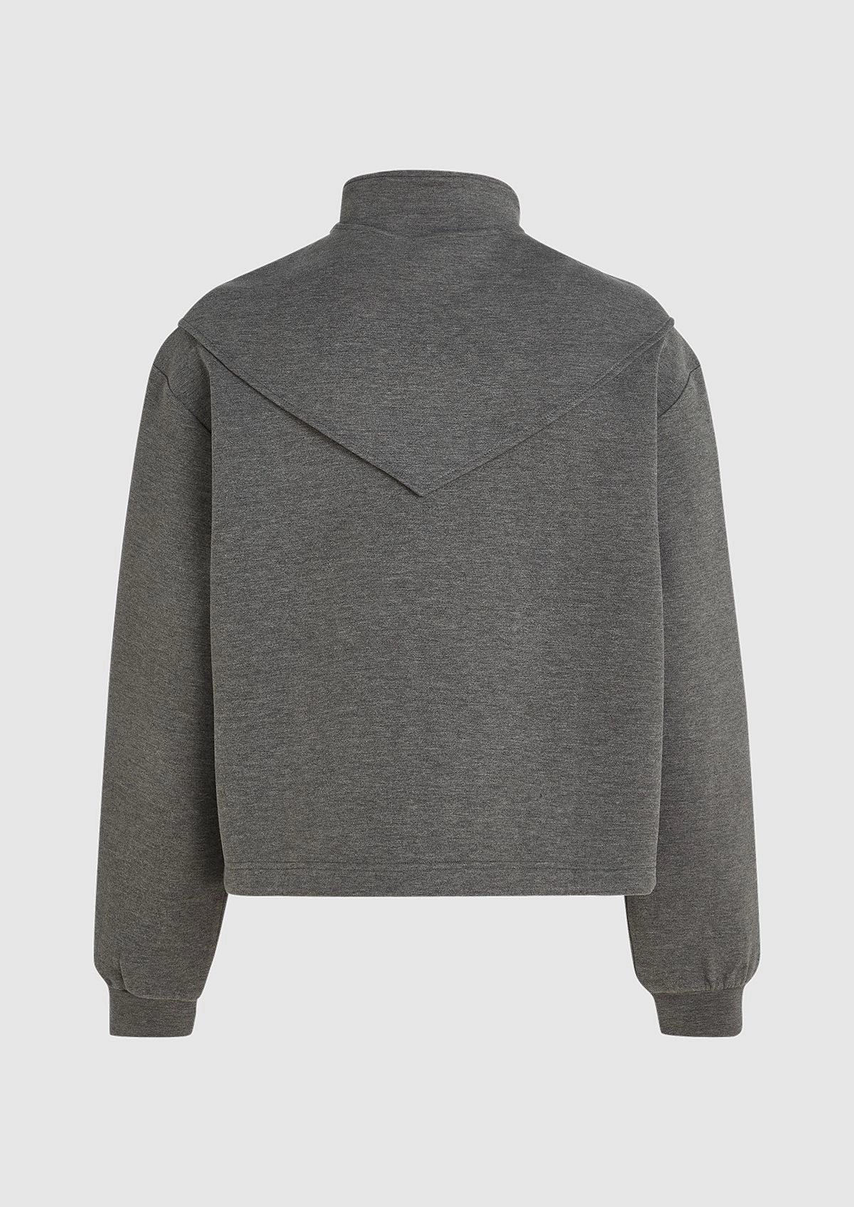 Hilde 1/4 Zip Sweater with Scarf
