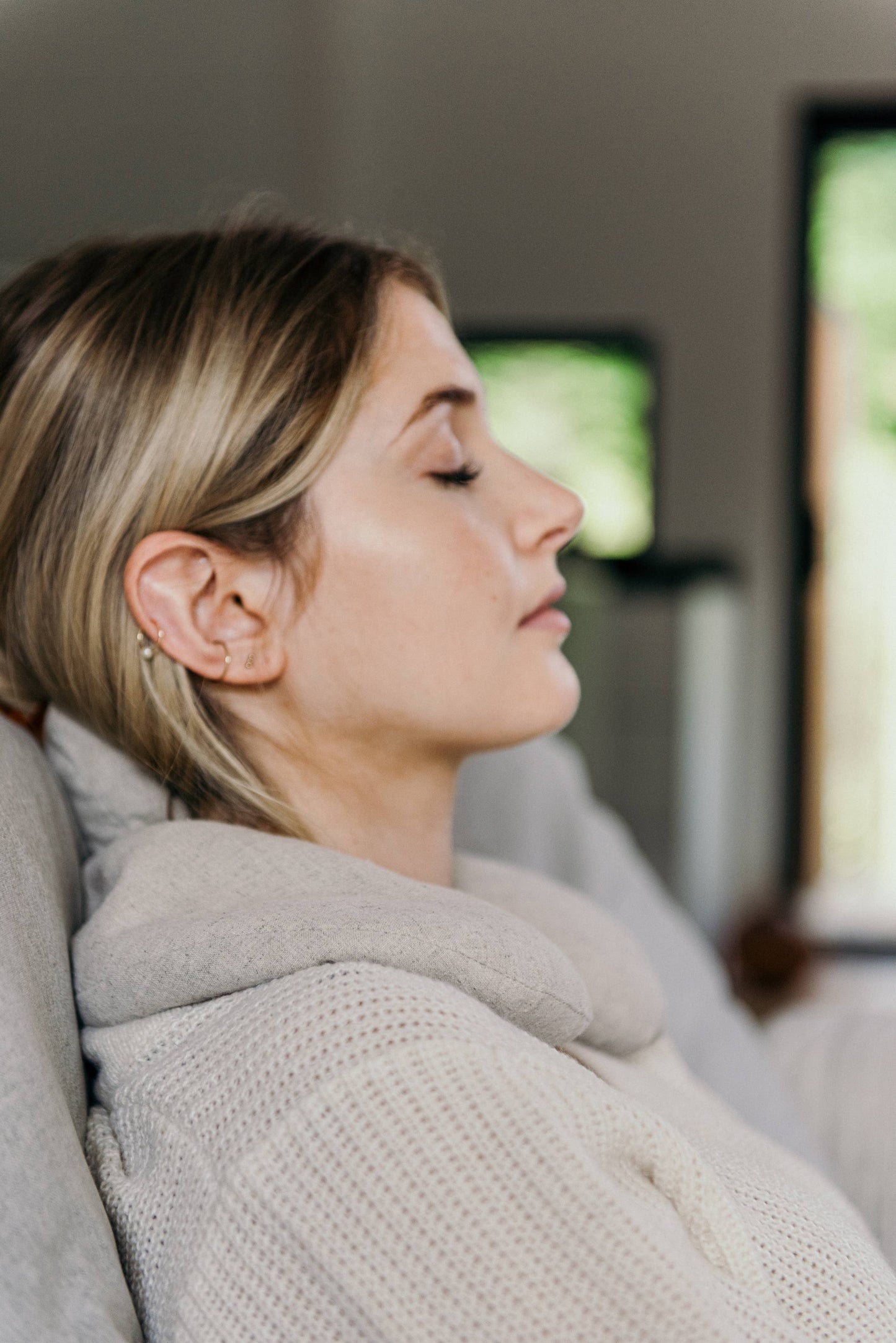 Shoulder heating pad (hemp & organic cotton sand)