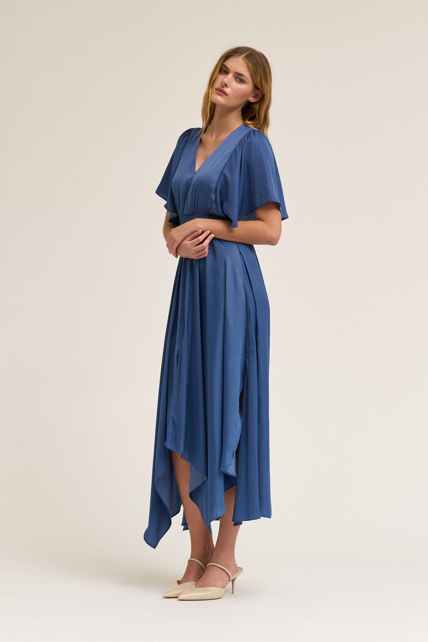 Bluebell Unbalanced Skirt Maxi Dress