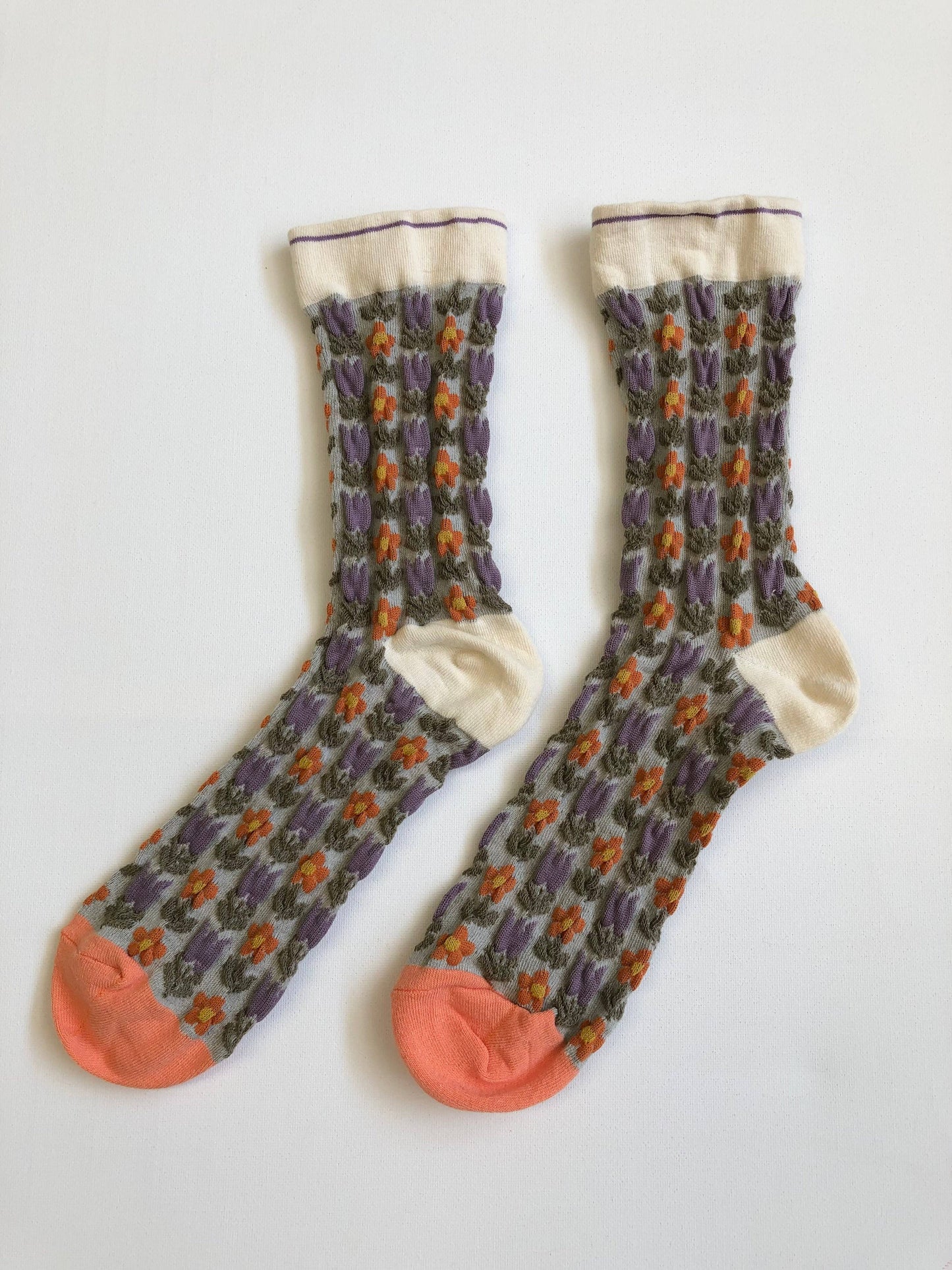 Tulip Garden Socks