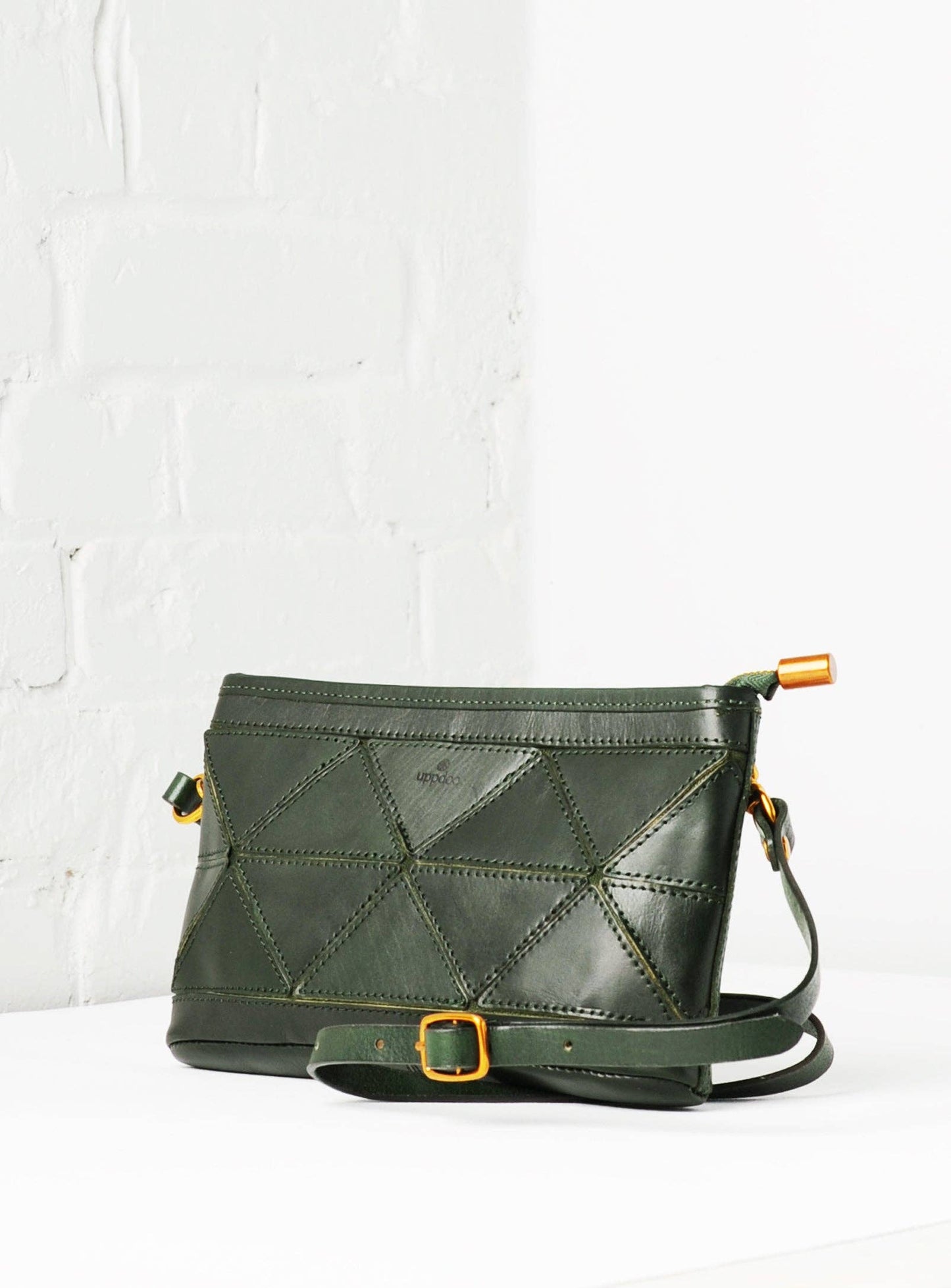 Origami Clutch / Crossbody Bag - Hunter Green