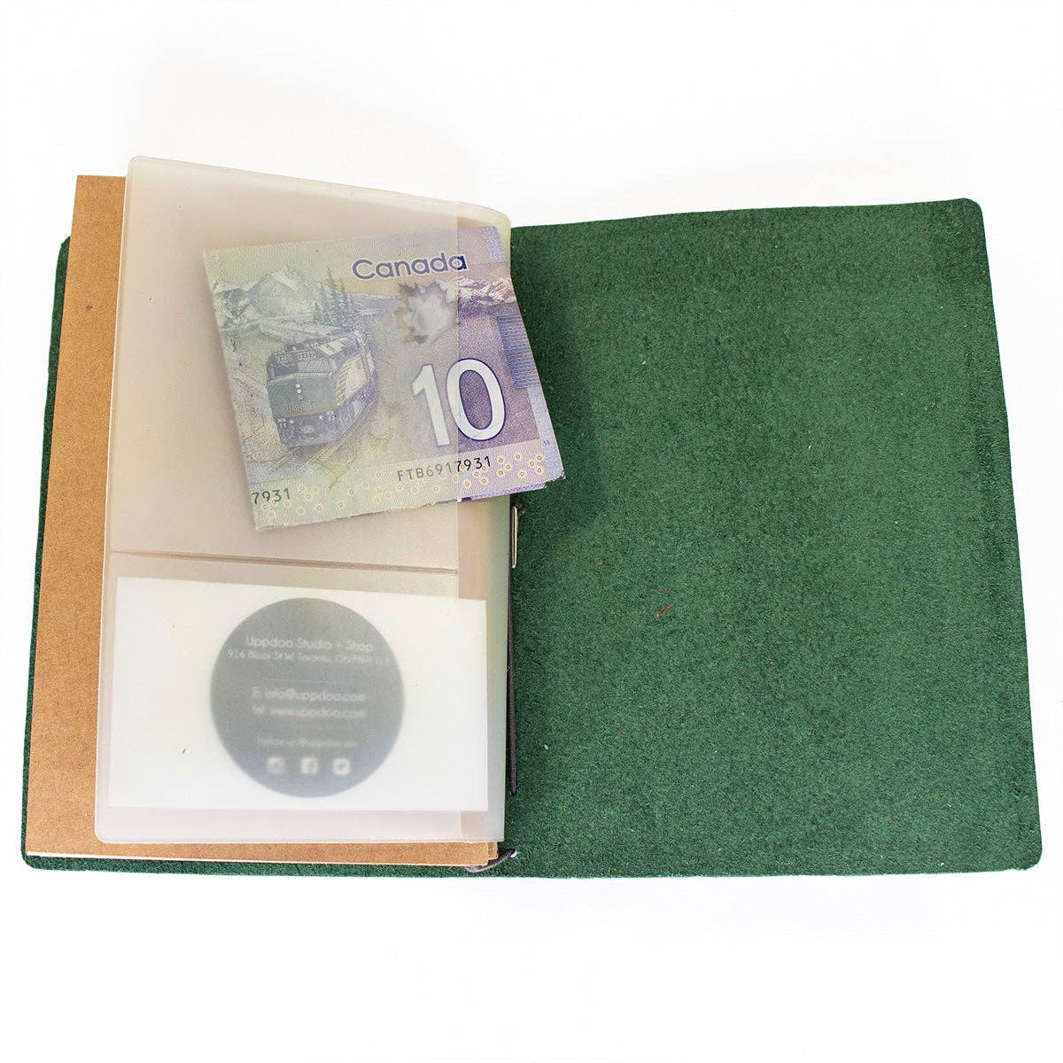 Explore Leather Bound Traveler's Notebook - Small Hunter
