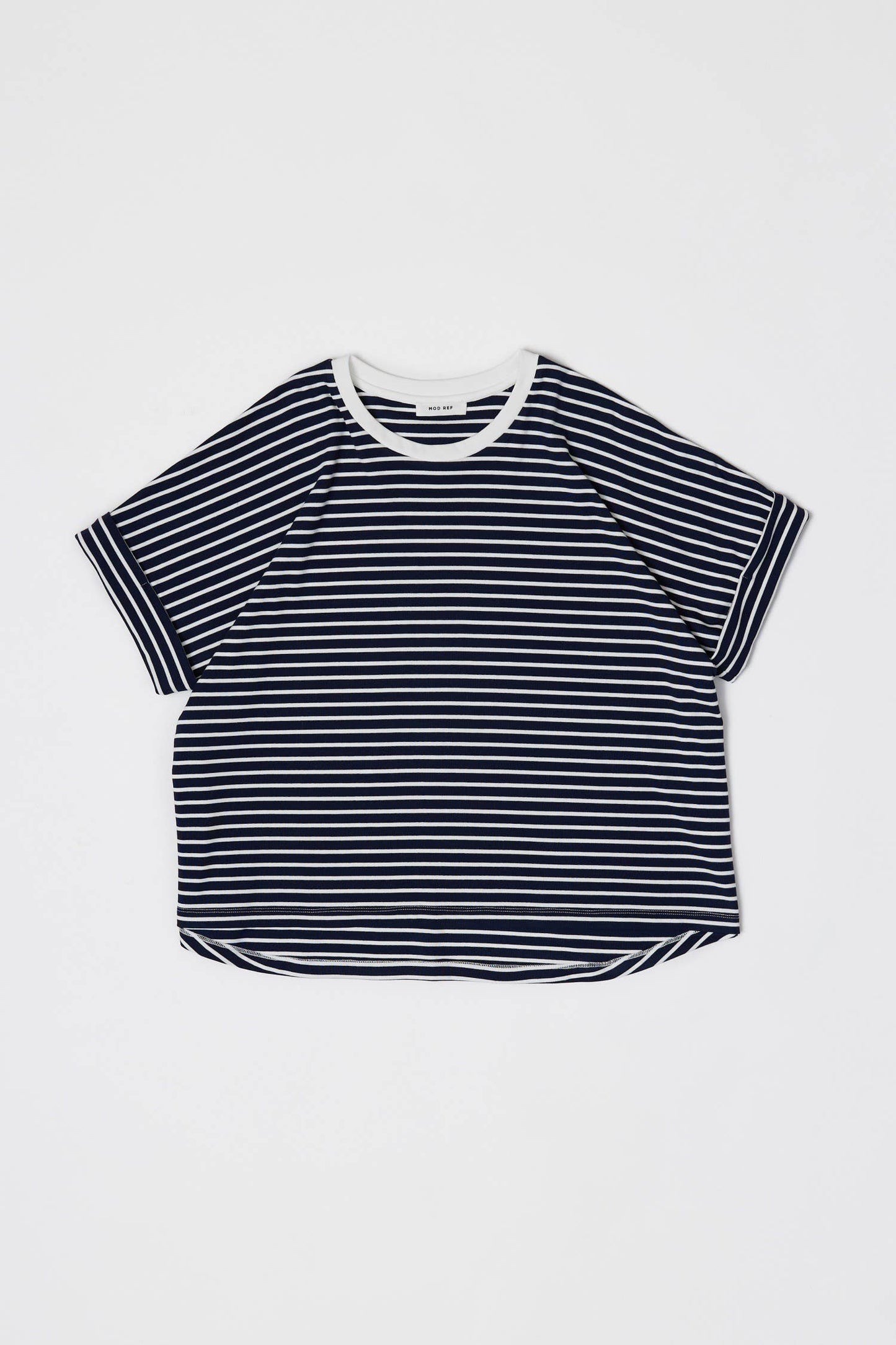 The Ruthie Top | Soft Striped Boxy Tee