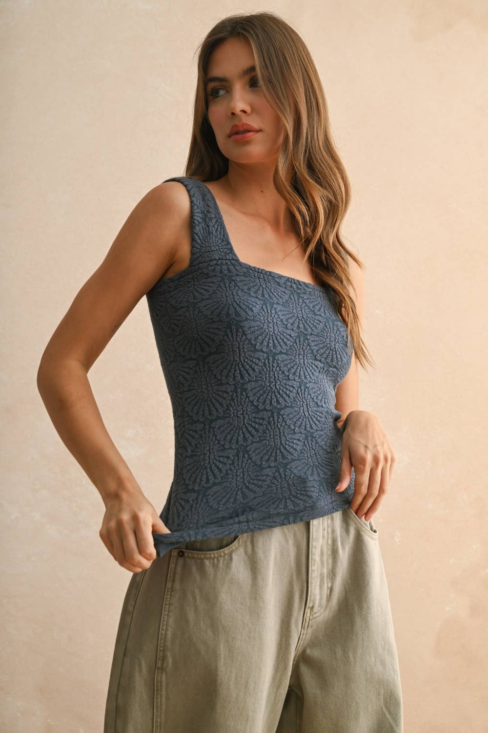 Jamie Pattern Knit Tank