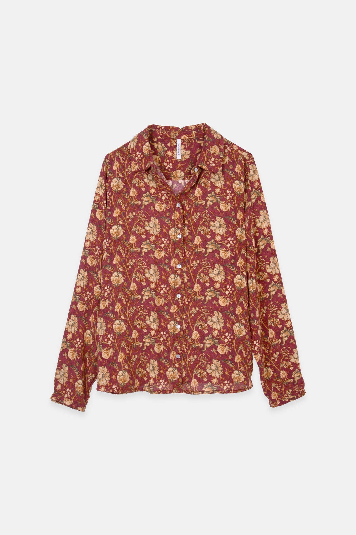 Paisley Floral Print Blouse