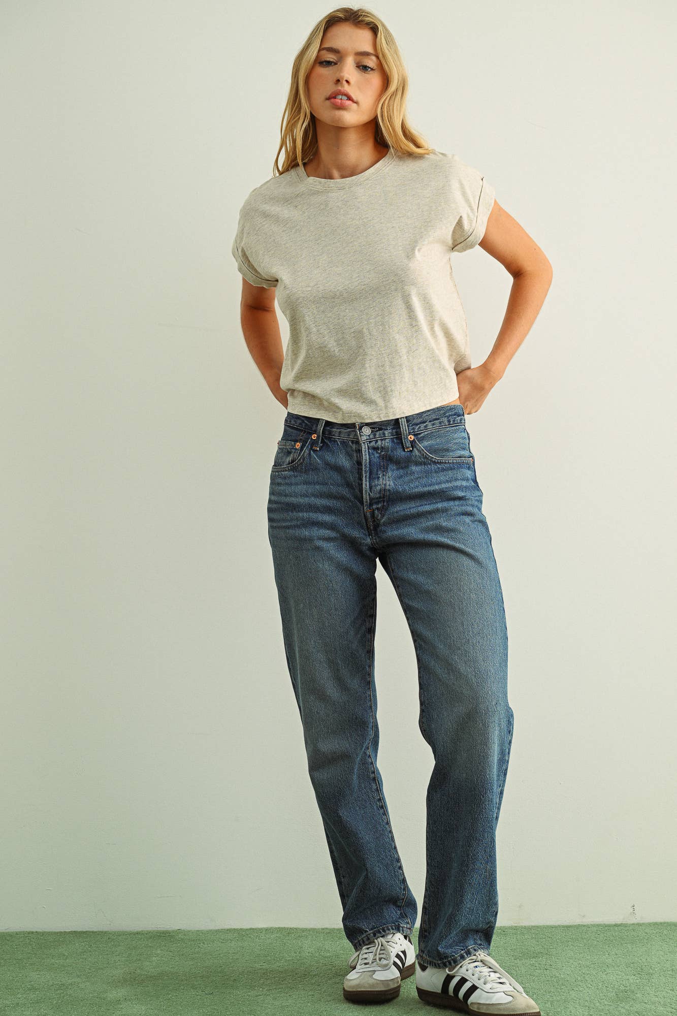 Camille Round Neck Tee