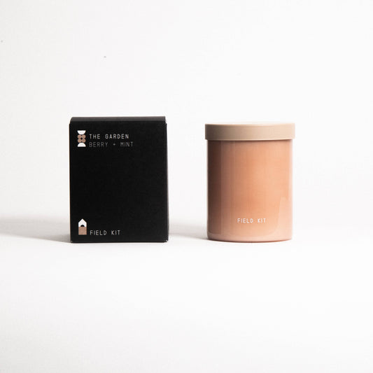 The Garden - Berry + Mint - 8oz Glass Candle