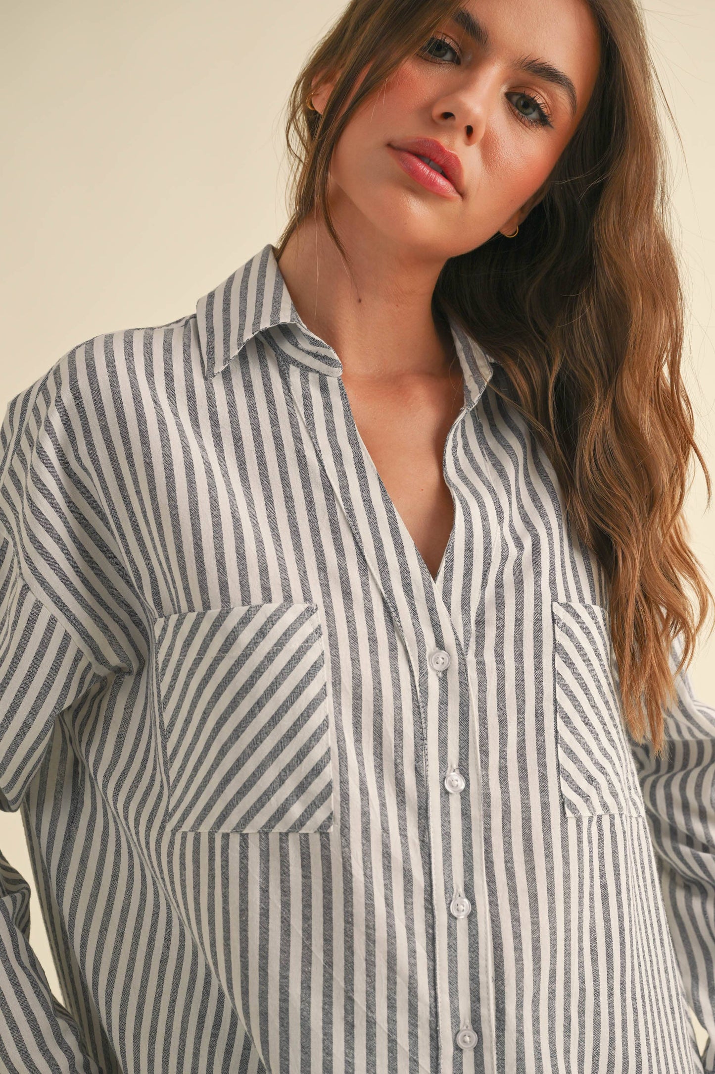 Mabel Striped Buttondown