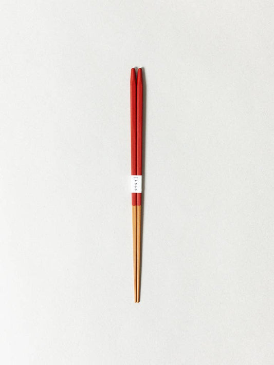 Slim Bamboo Chopsticks - Red