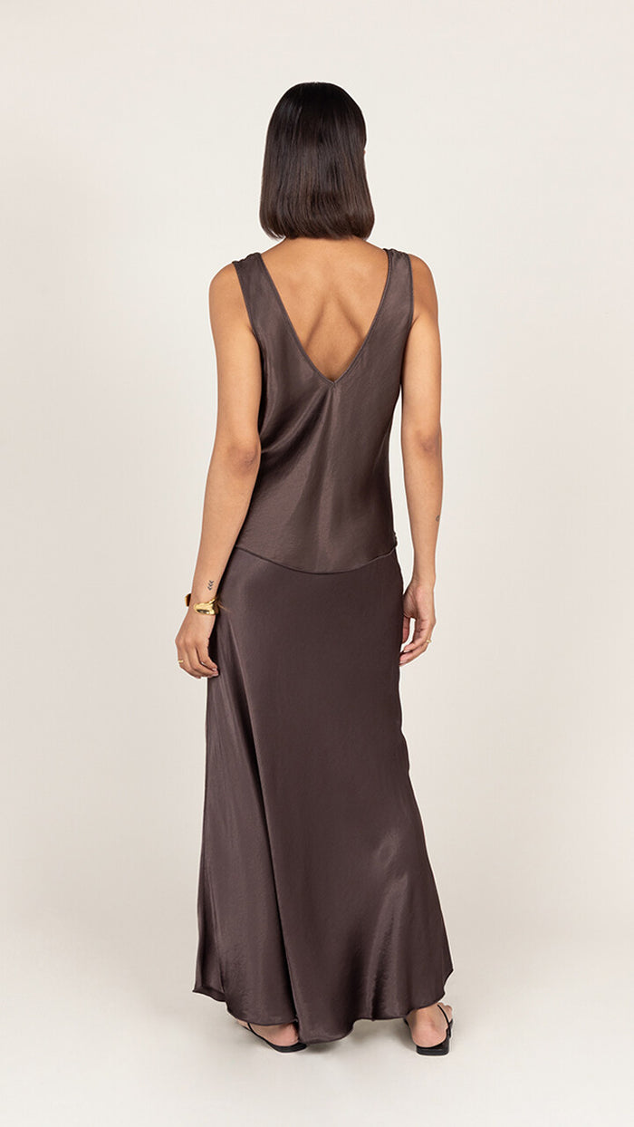 Maeve Satin Slip Skirt