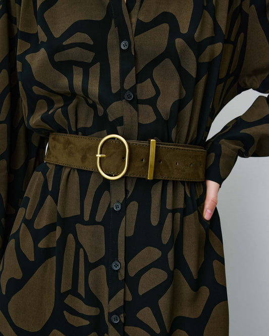 Swinton Suede-Effect Belt