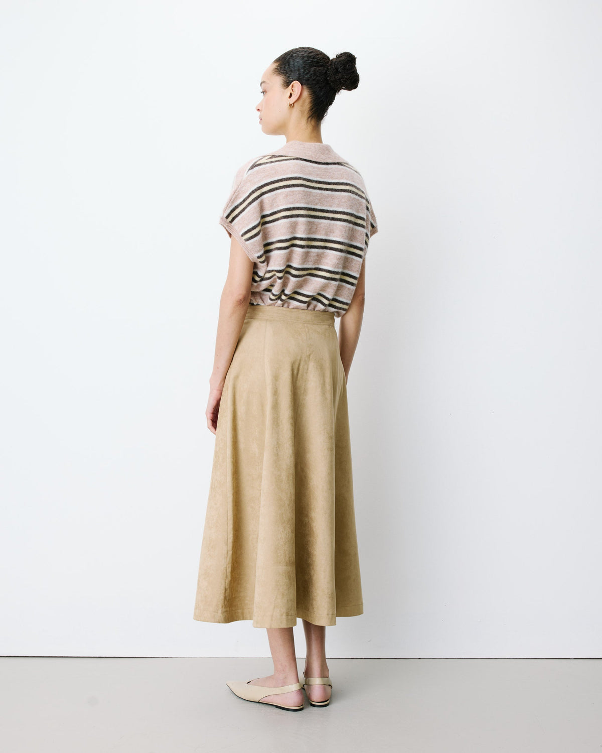 Ariana Faux Suede Maxi Skirt