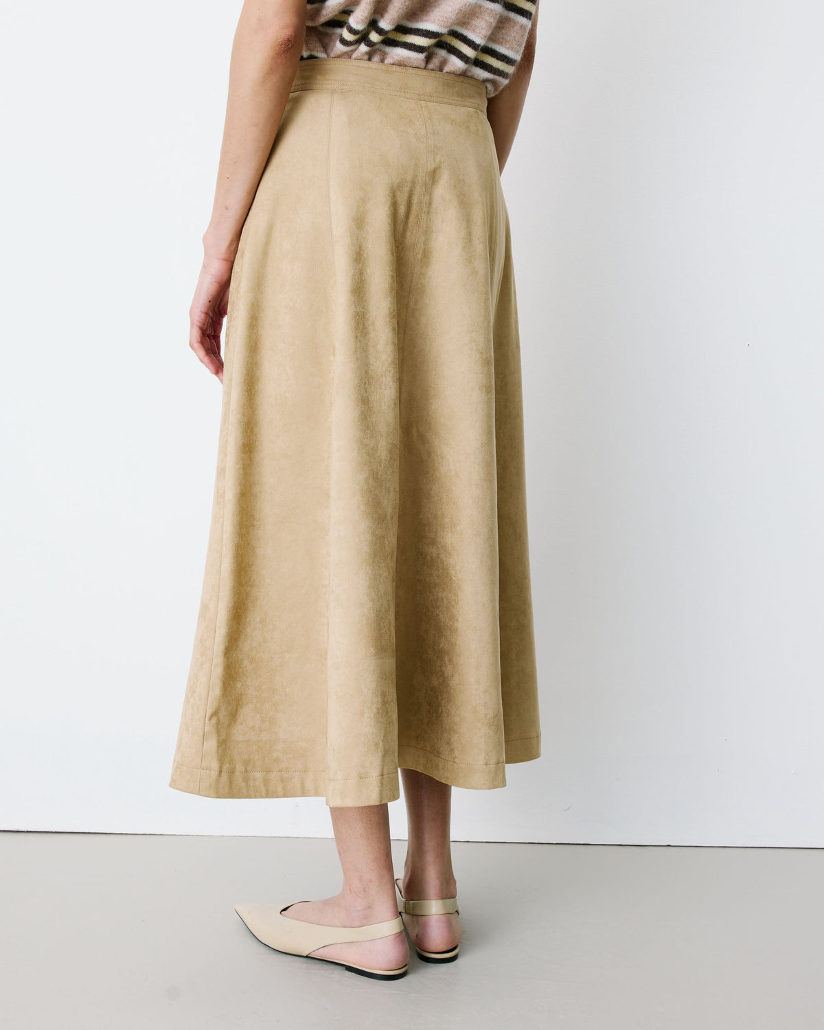 Ariana Faux Suede Maxi Skirt