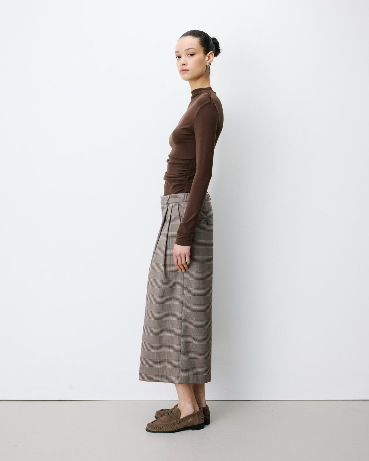 Arnold Check Culotte Trousers