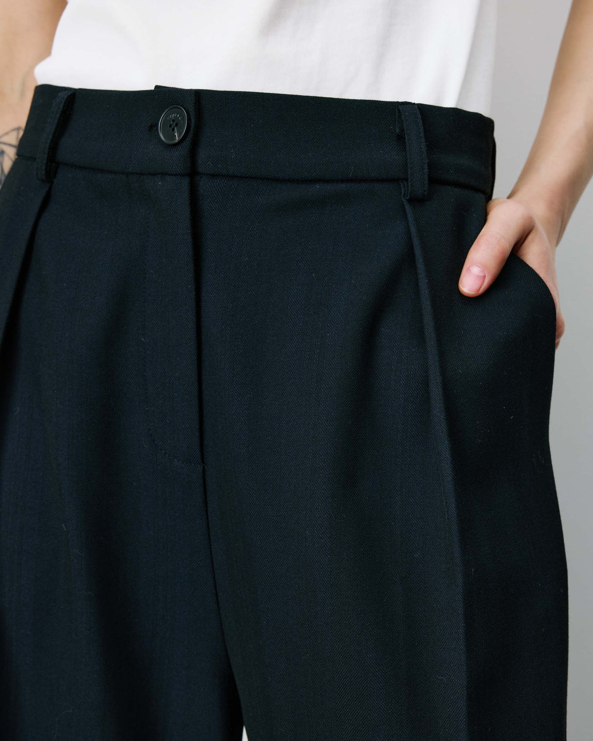 Atlantis Wide-leg Cropped Tailored Pants
