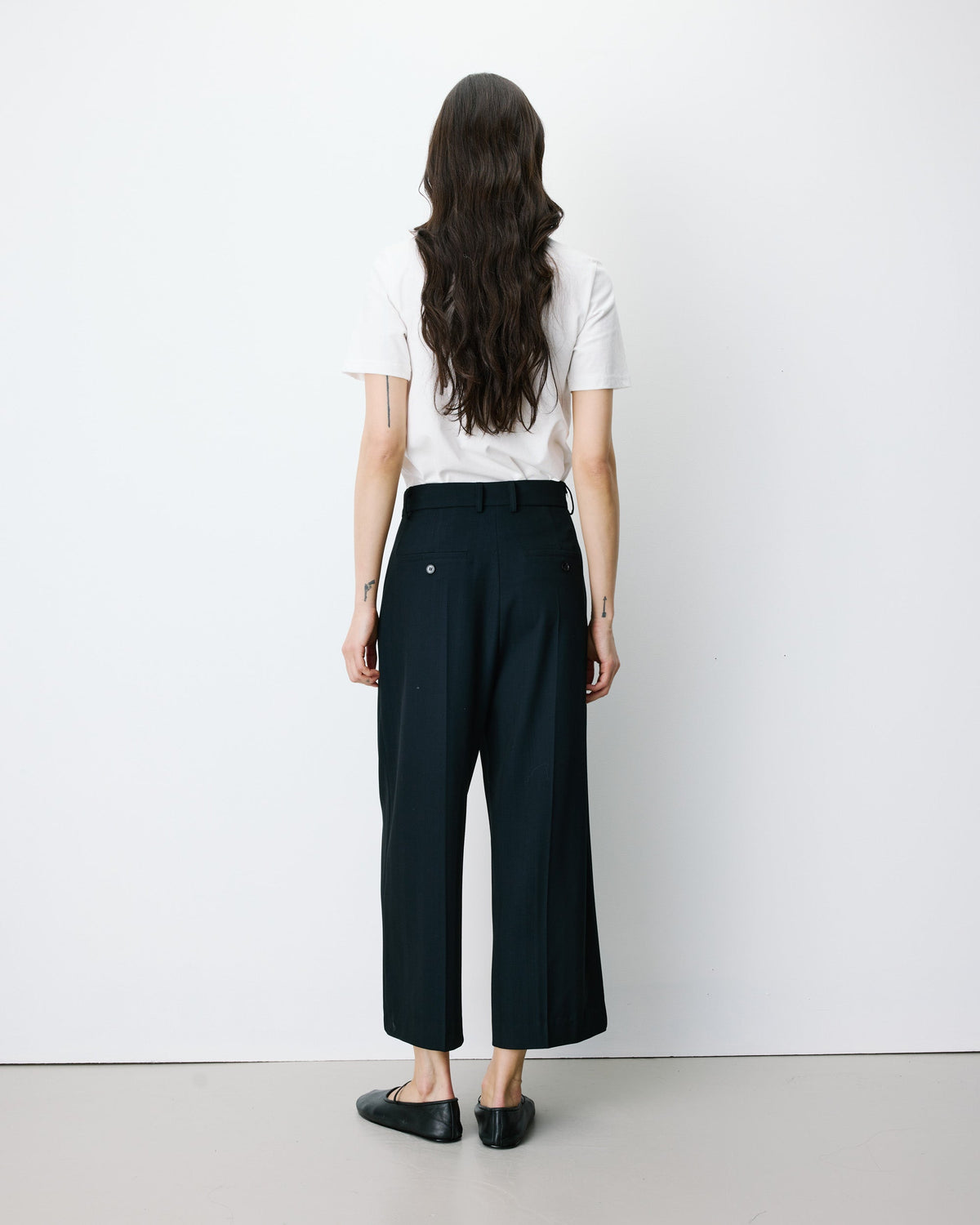 Atlantis Wide-leg Cropped Tailored Pants