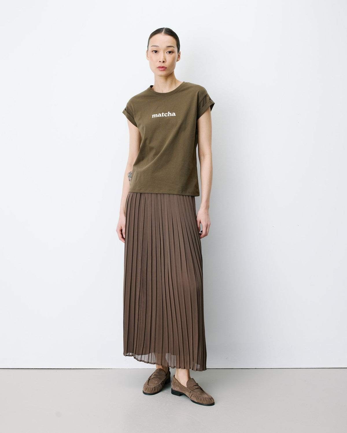 Atlas Matcha Short Sleeve Tee Shirt