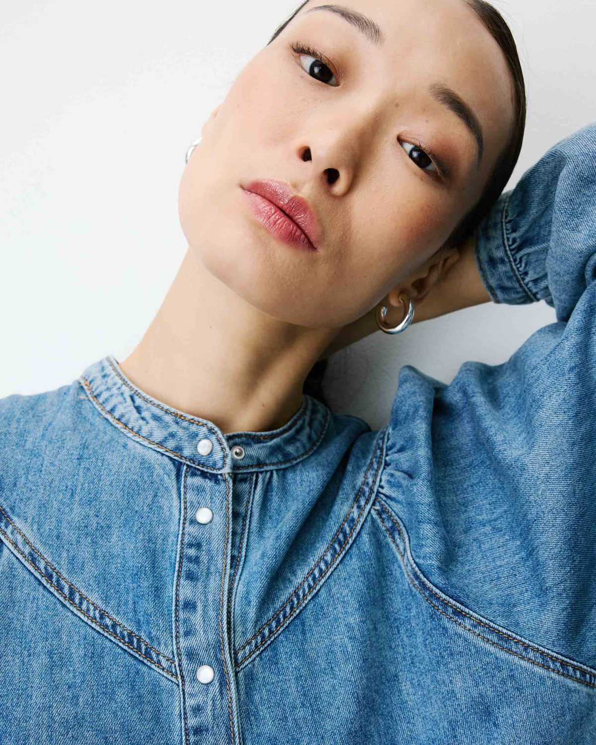 Anaelle Denim Blouse
